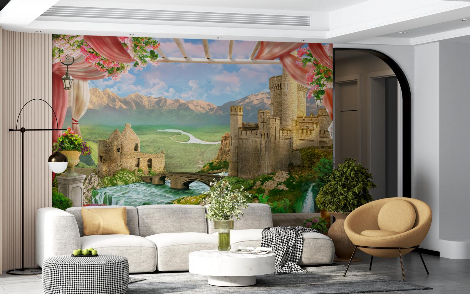 Фотошпалери панорама старовинного замку