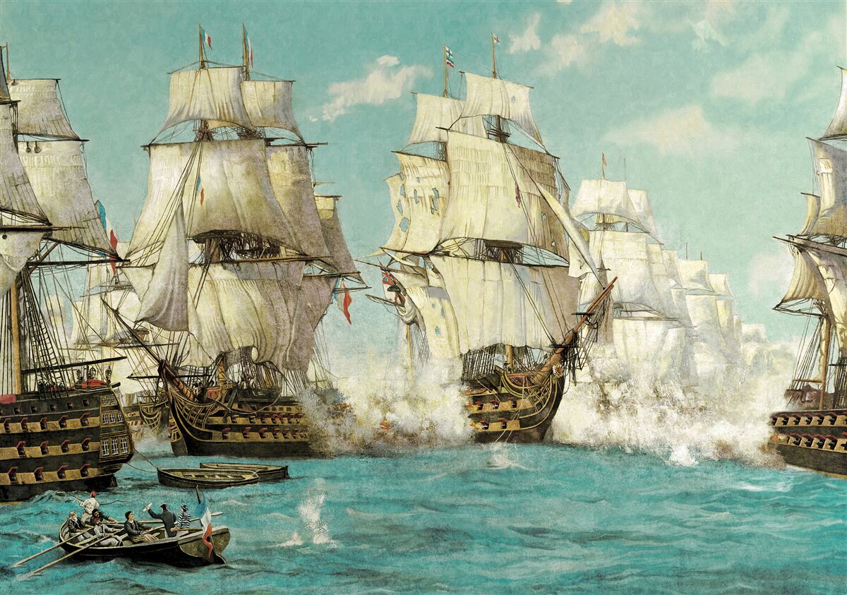 Фотошпалери великі кораблі з вітрилами