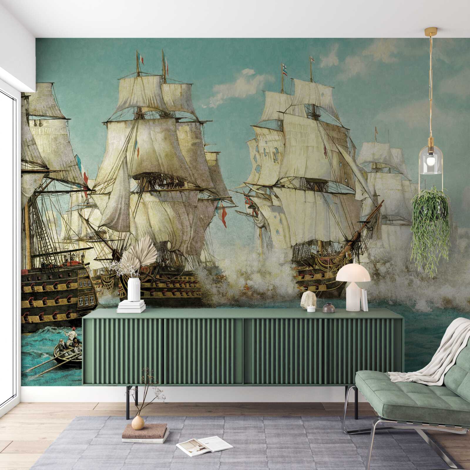 Фотошпалери великі кораблі з вітрилами