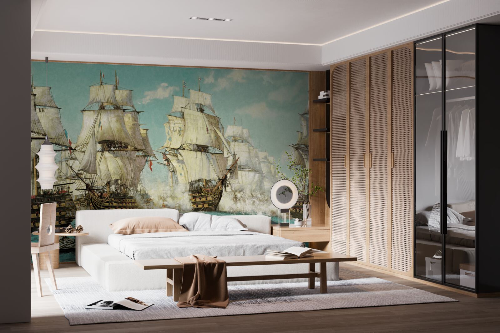 Фотошпалери великі кораблі з вітрилами