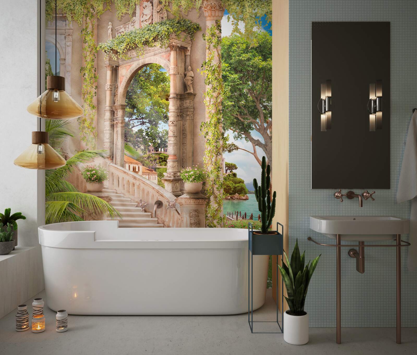 Фотошпалери красиві сходи