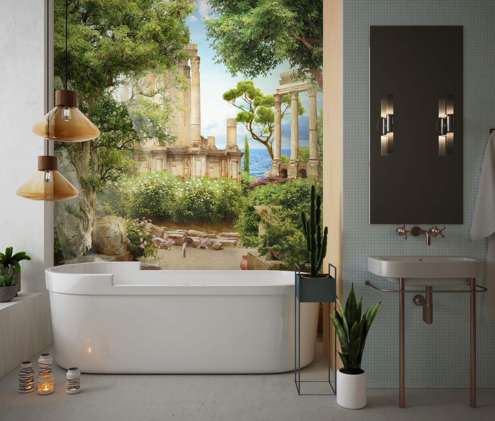 Фотошпалери стародавні сади Середземномор'я