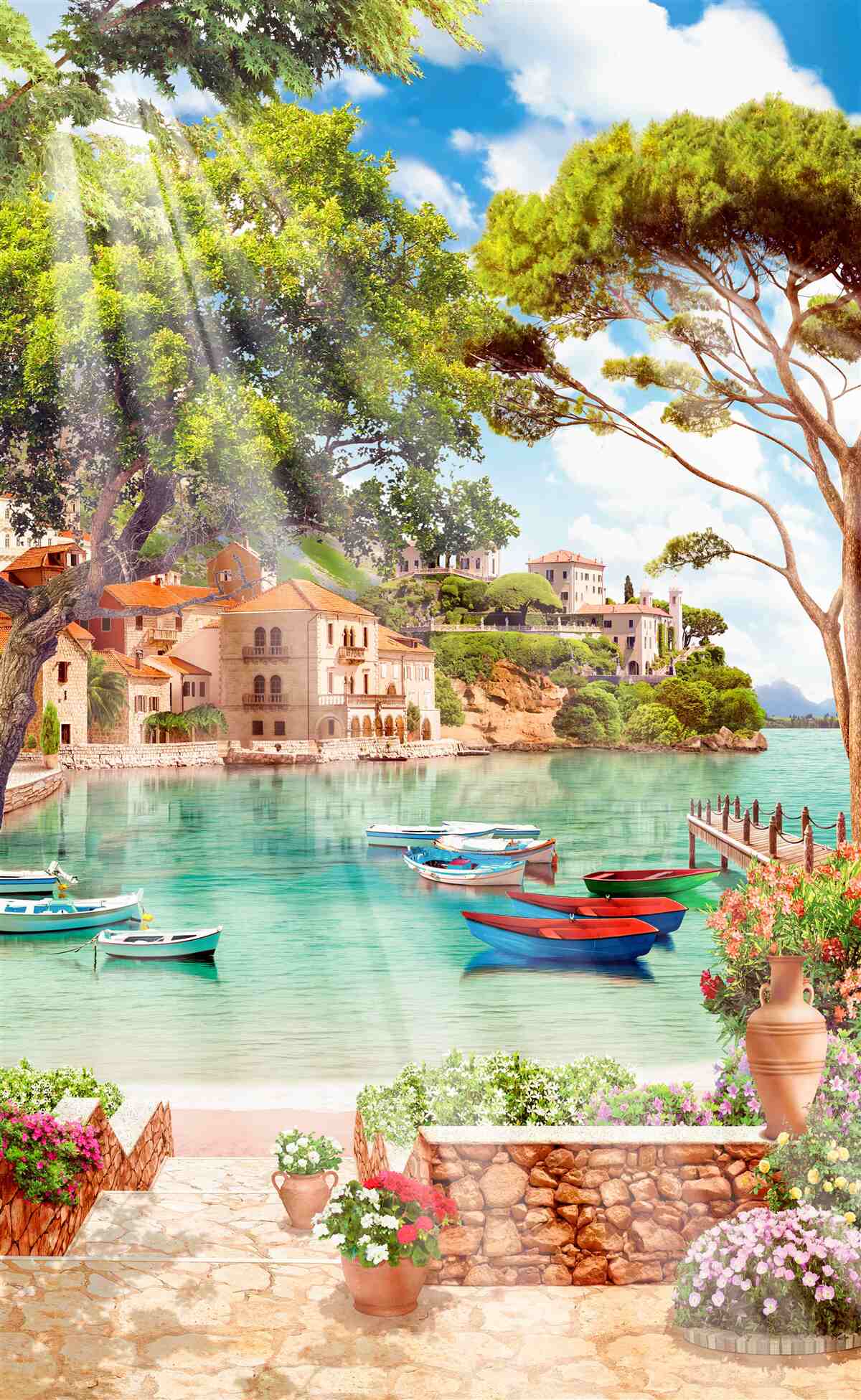 Фотошпалери кораблів у Середземному морі