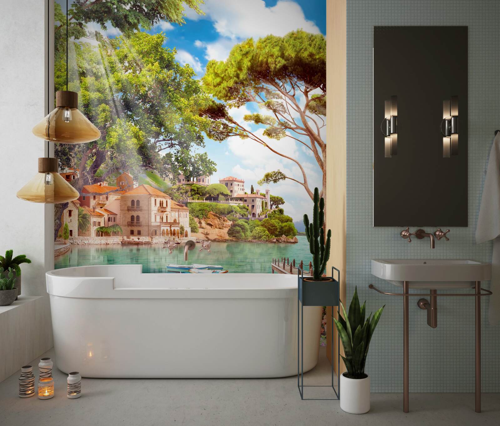 Фотошпалери кораблів у Середземному морі