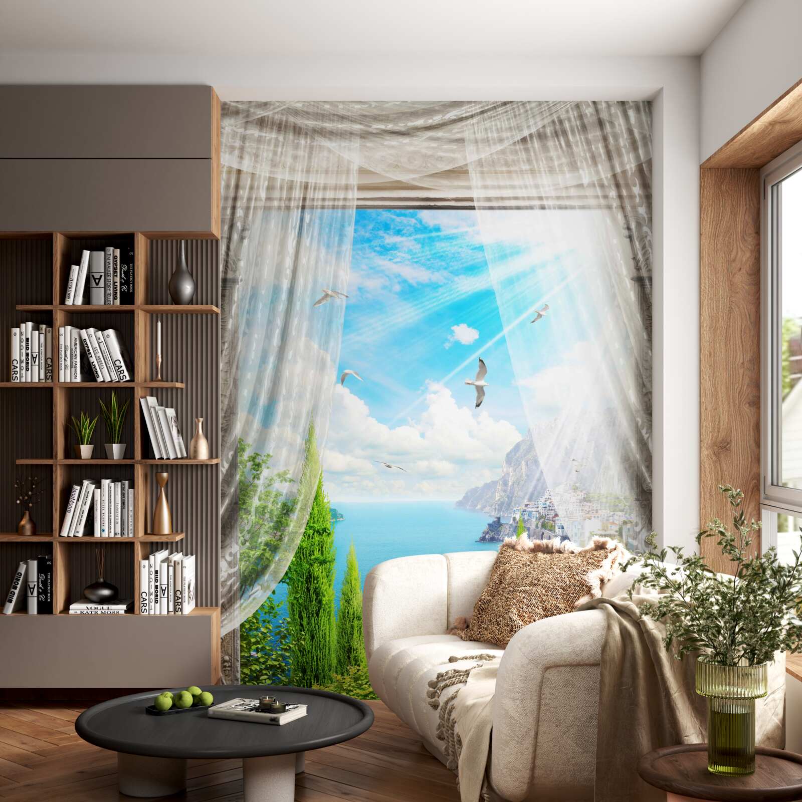 Фотошпалери вид з вікна