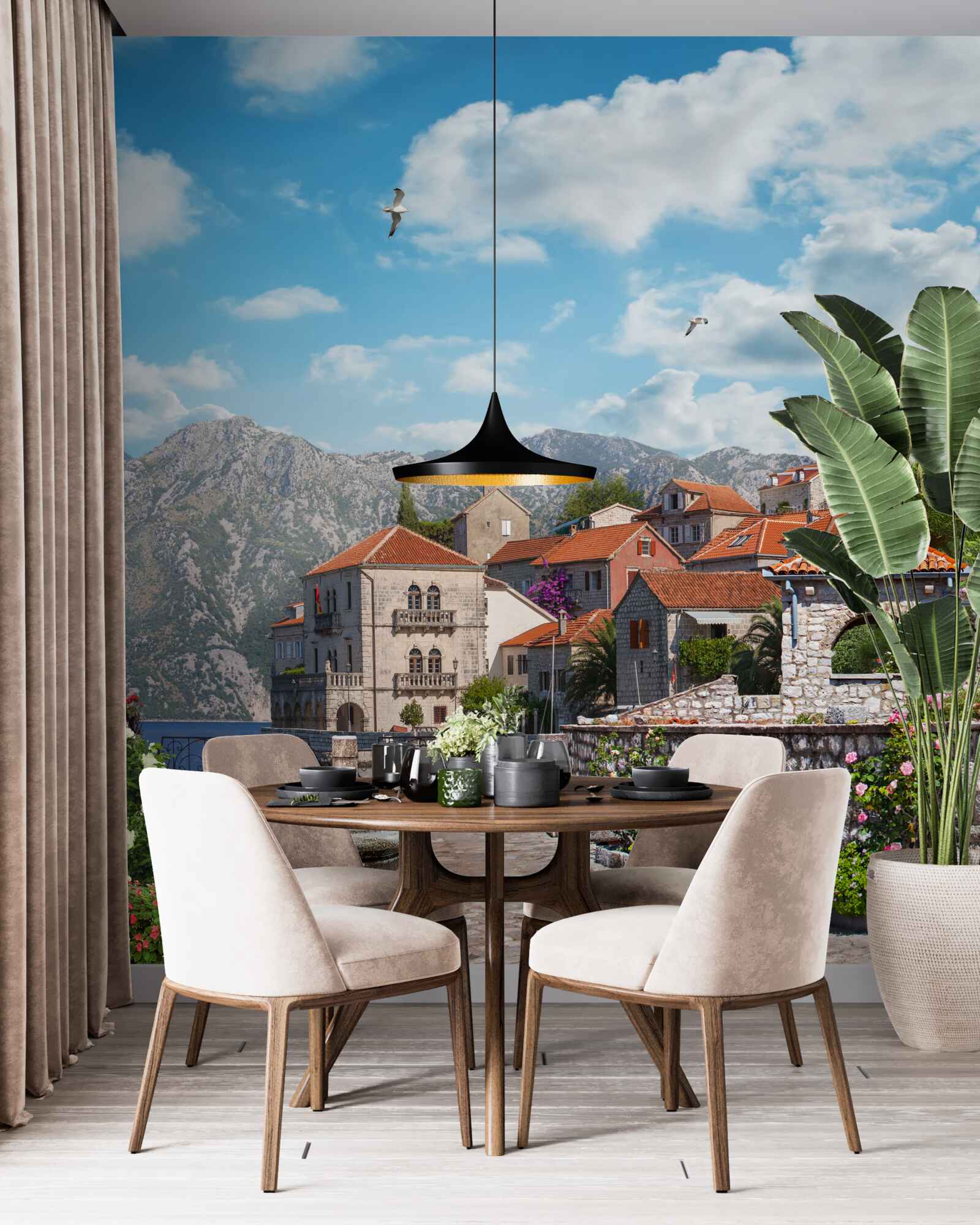 Фотошпалери вузькі вулиці та двори