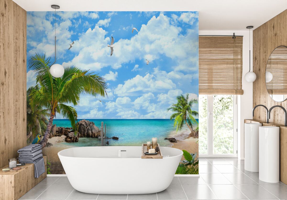 Фотошпалери екзотичний куточок