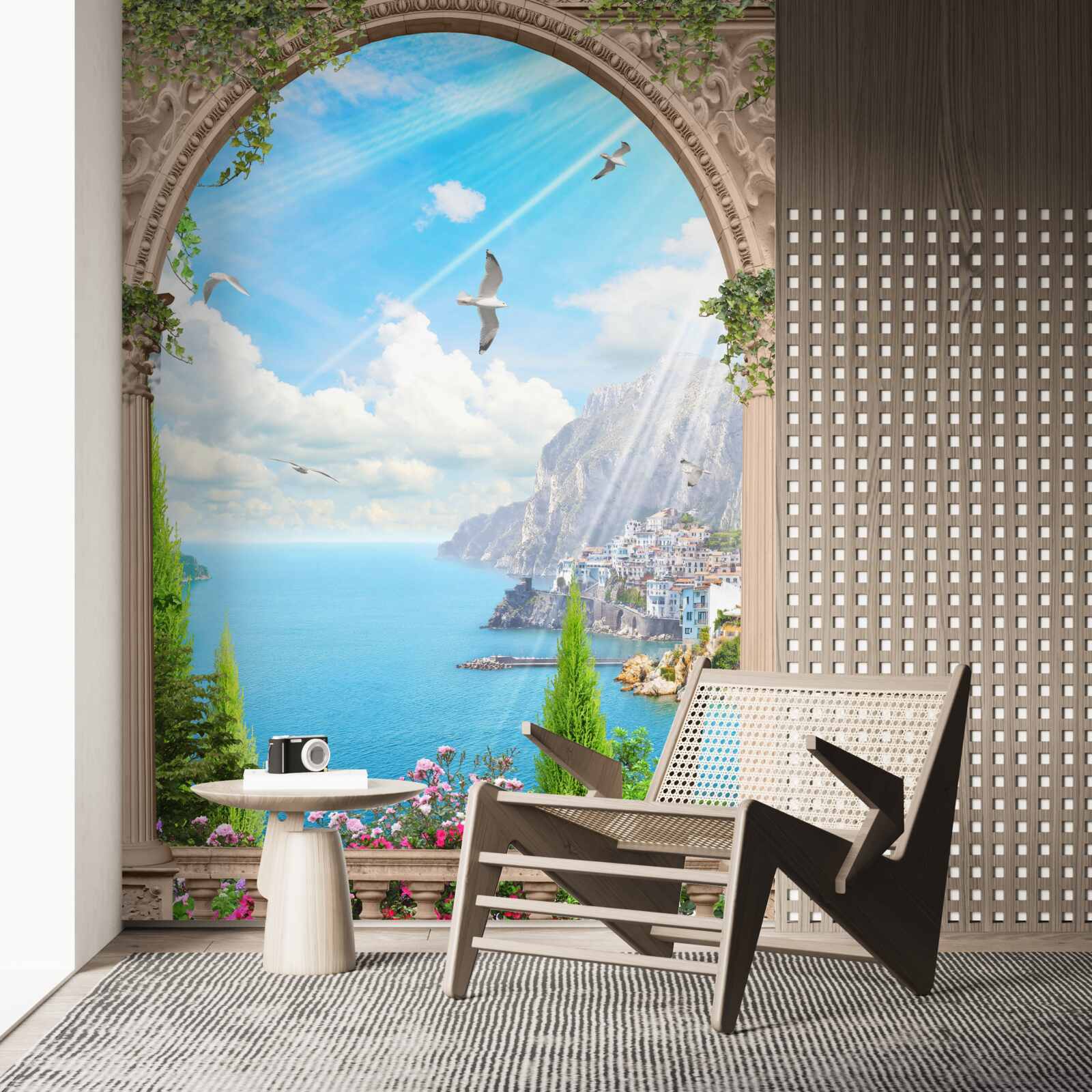 Фотошпалери морський пейзаж з вікна