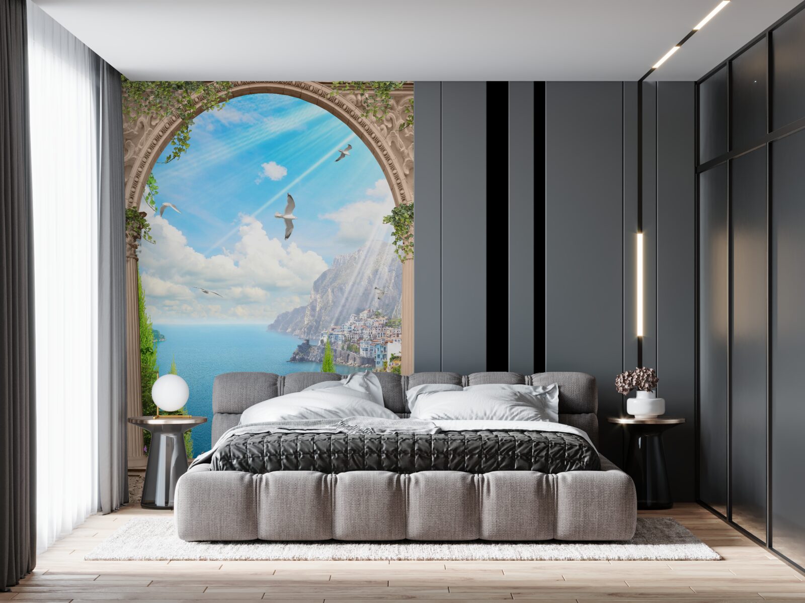 Фотошпалери морський пейзаж з вікна