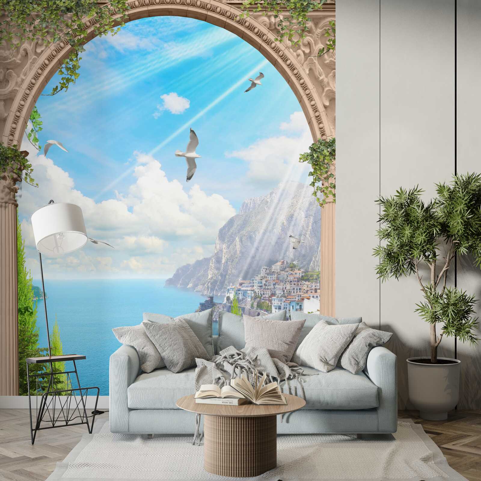 Фотошпалери морський пейзаж з вікна