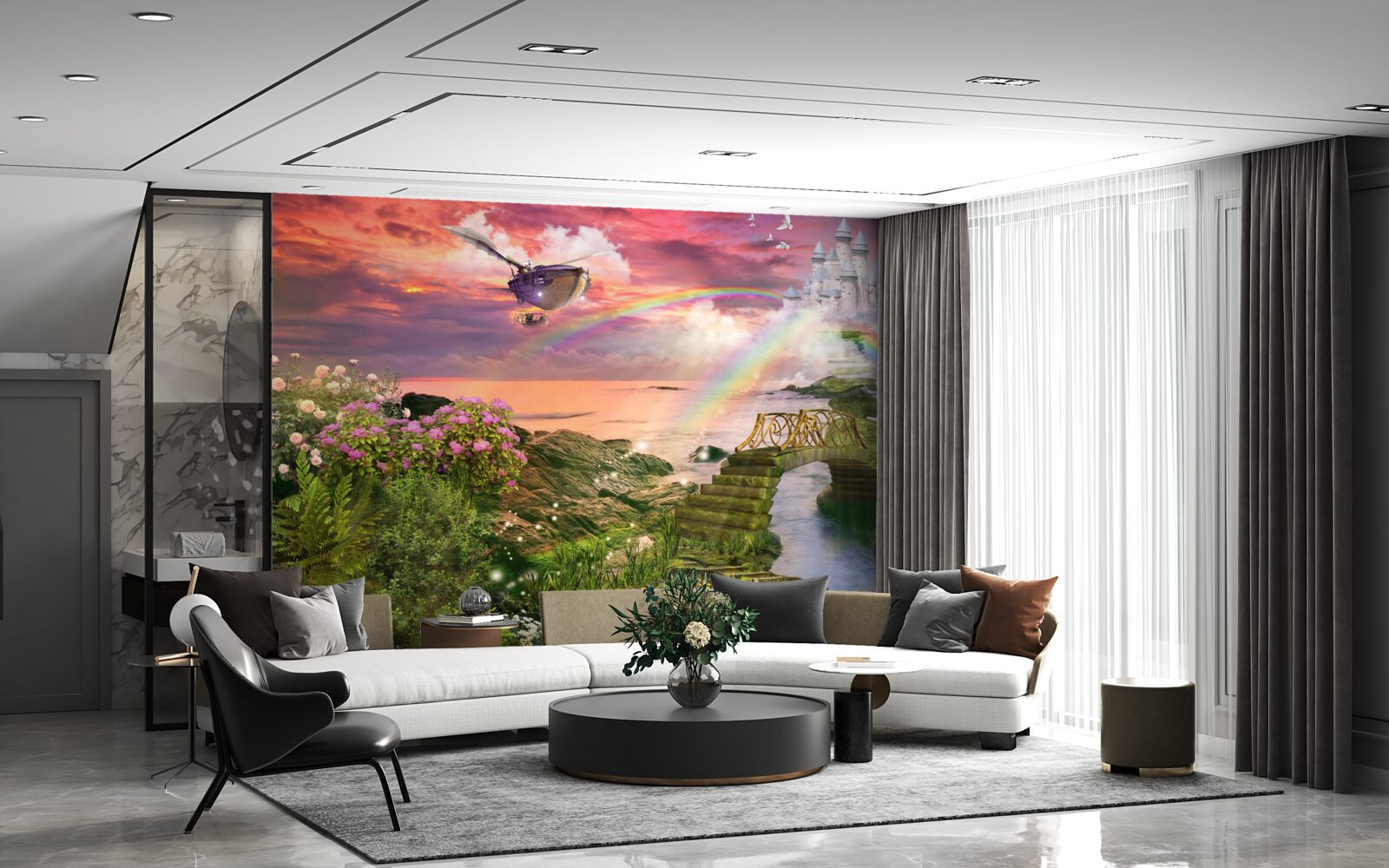 Фотошпалери казковий фентезійний світ