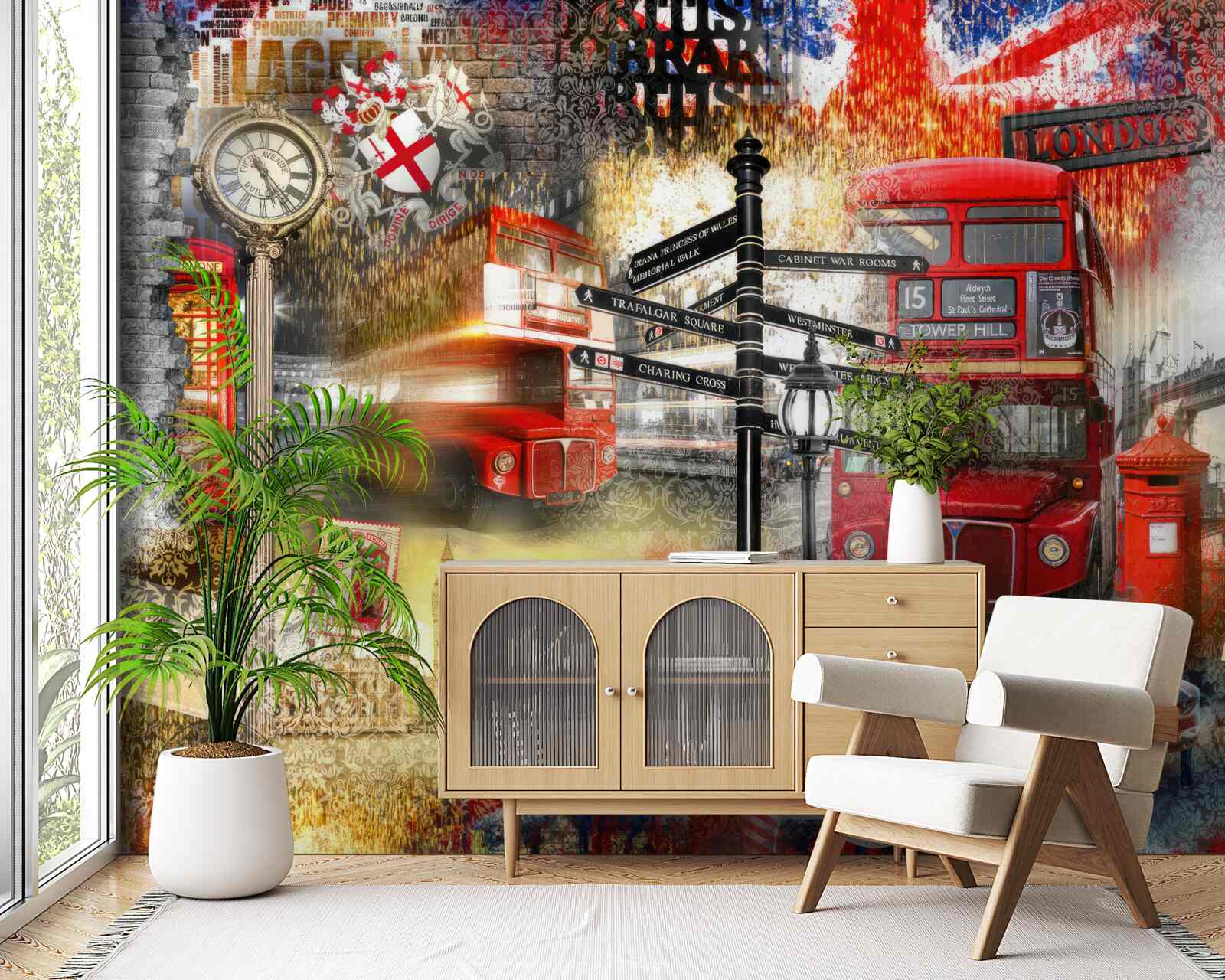 Фотошпалери різні емблеми великої британії