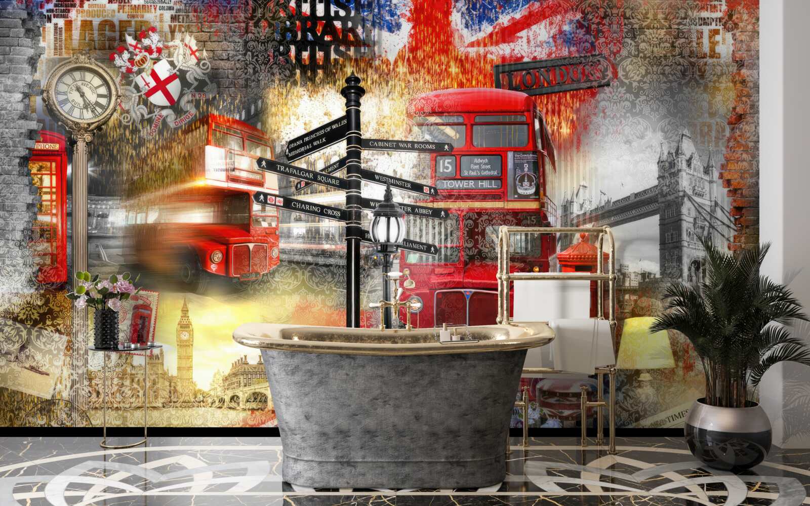 Фотошпалери різні емблеми великої британії