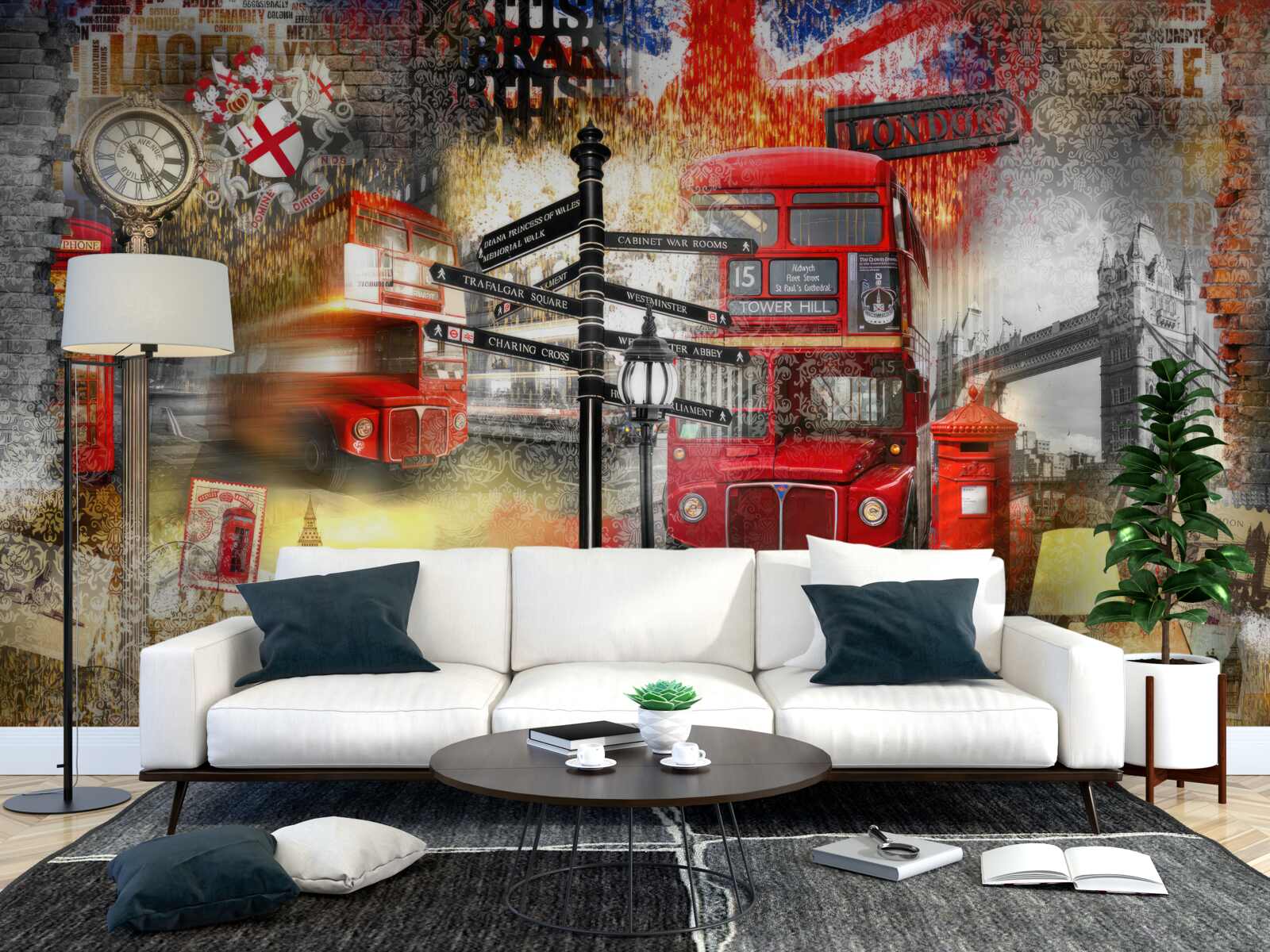 Фотошпалери різні емблеми великої британії