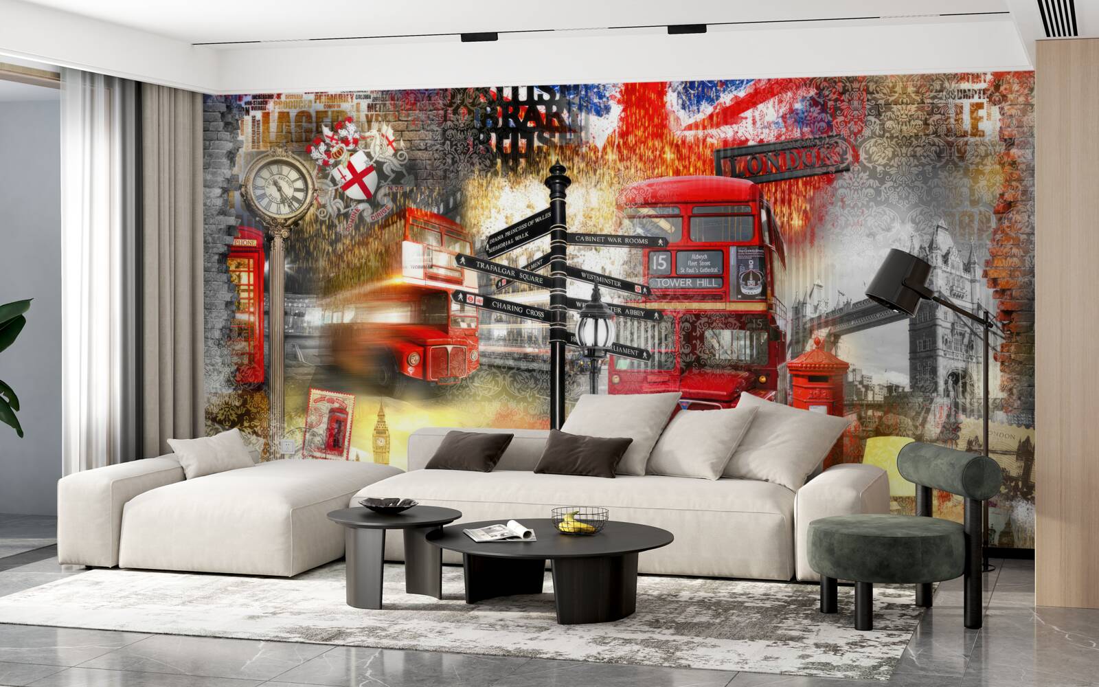 Фотошпалери різні емблеми великої британії