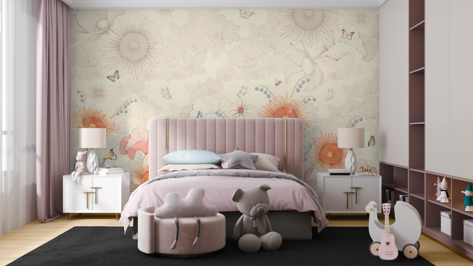 Фотошпалери різні екзотичні квіти