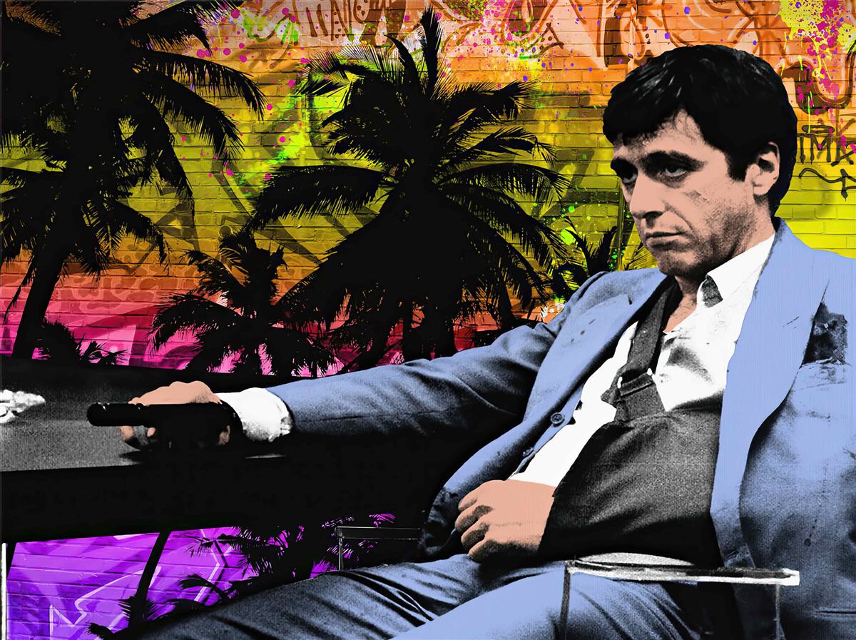 Фотошпалери за столом сидів сумний чоловік