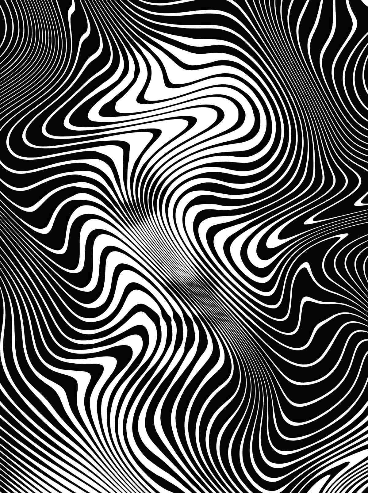 Фотошпалери зображення дівчини з абстрактними обрисами