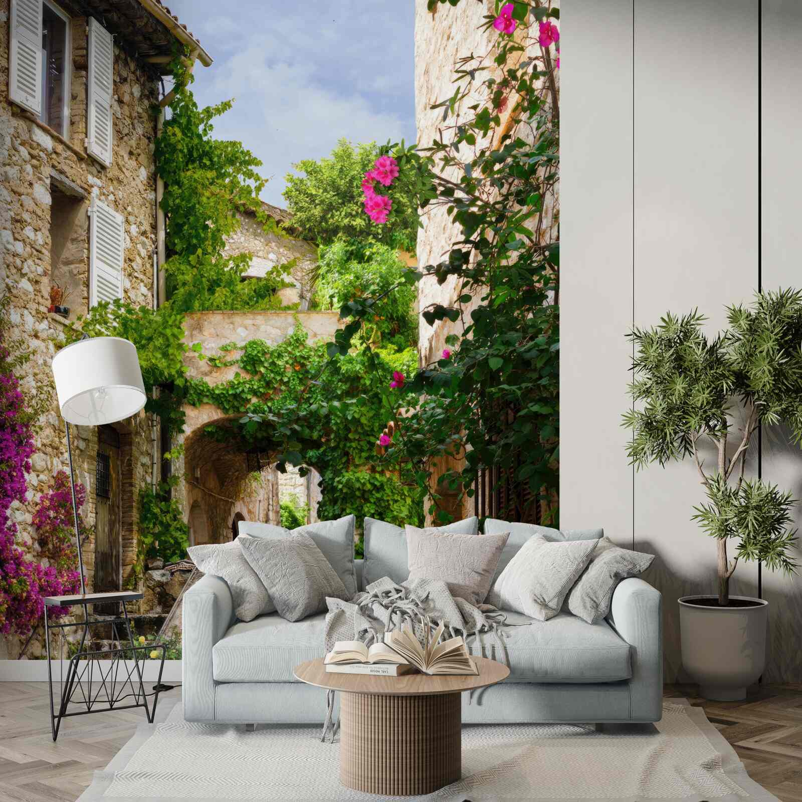 Фотошпалери вузька вуличка в Італії