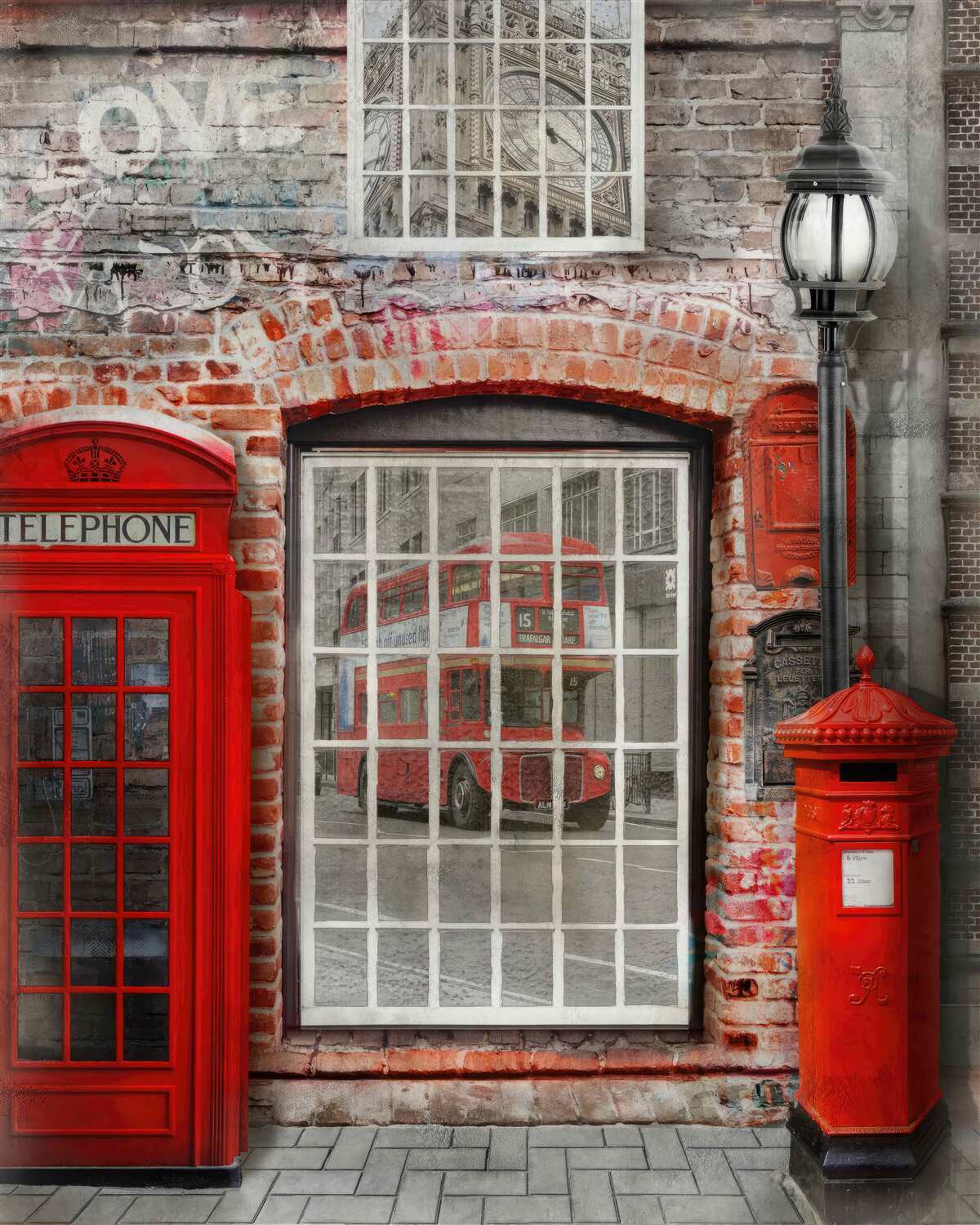 Фотошпалери телефонна будка в Лондоні