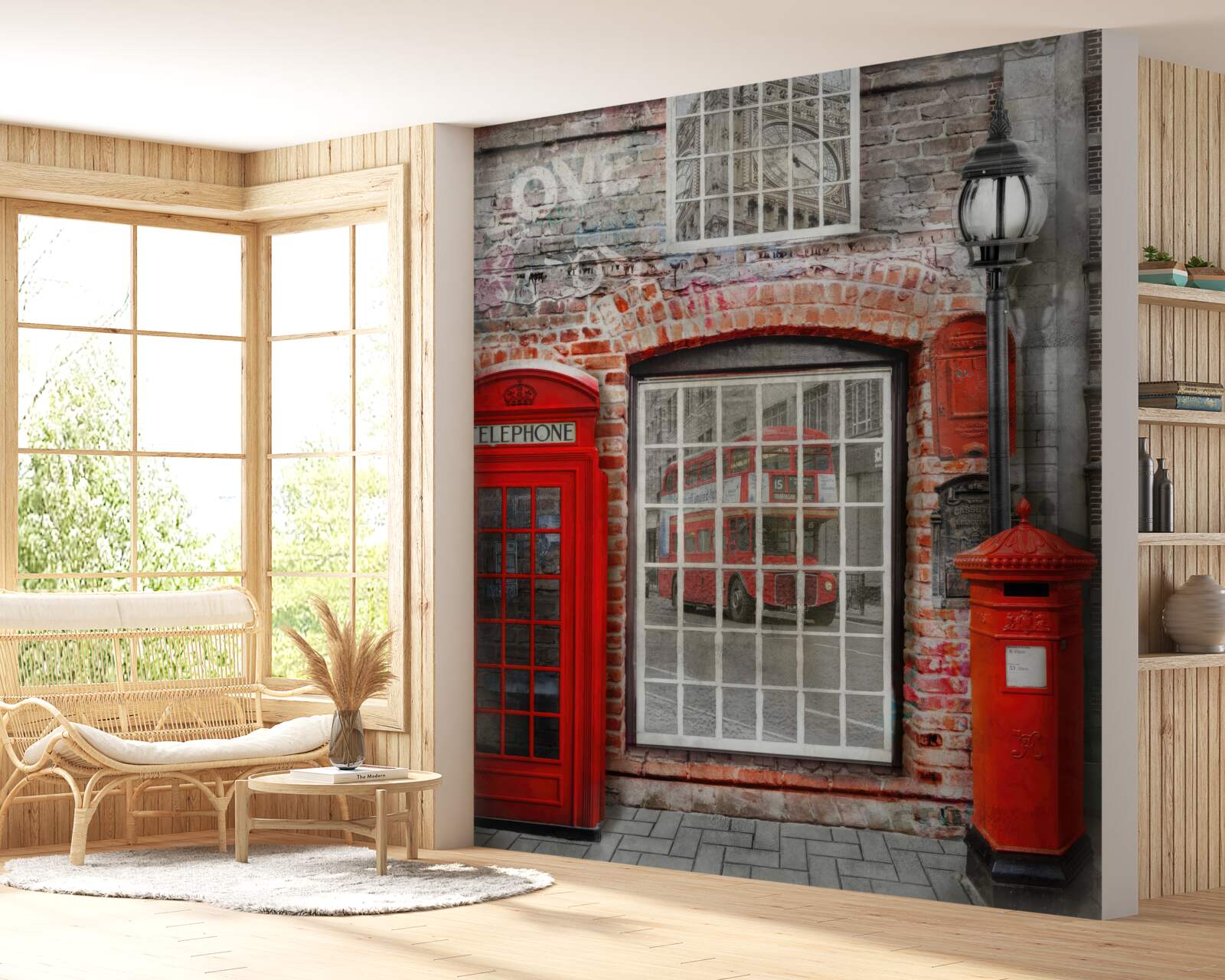 Фотошпалери телефонна будка в Лондоні