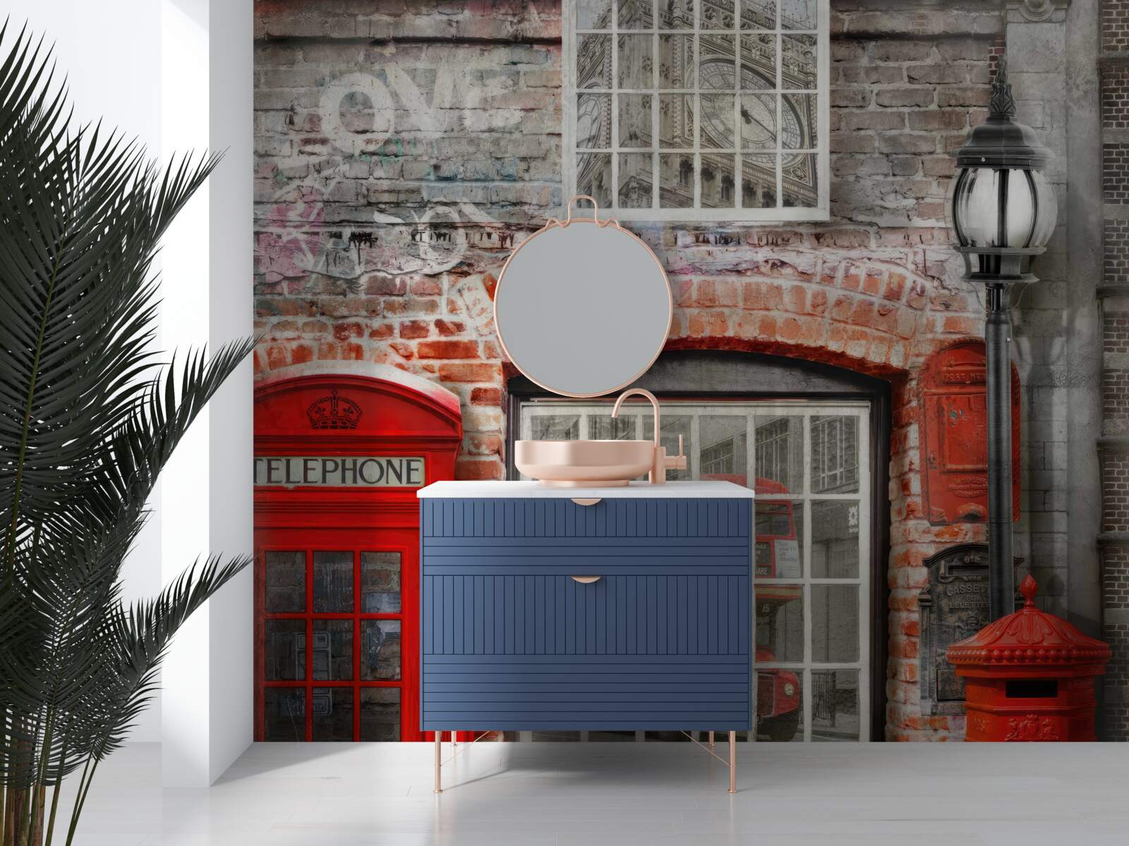 Фотошпалери телефонна будка в Лондоні