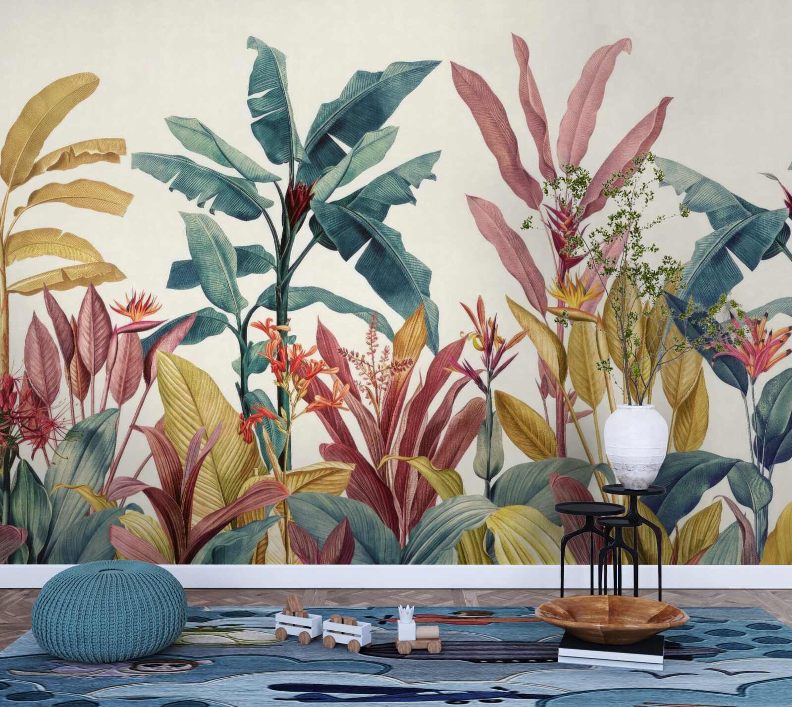 Фотошпалери рослини різних форм і відтінків