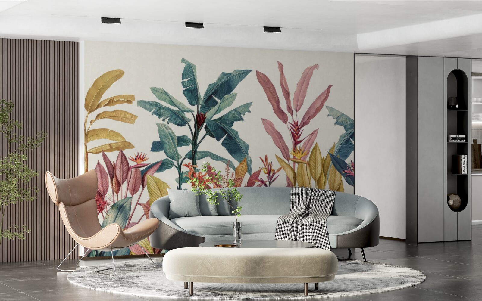 Фотошпалери рослини різних форм і відтінків