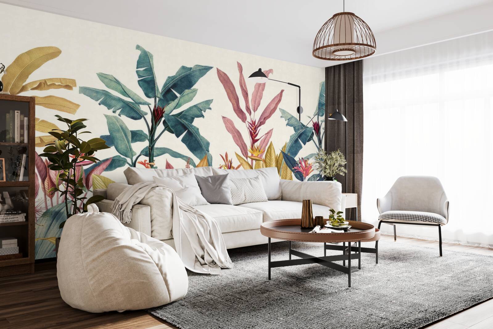 Фотошпалери рослини різних форм і відтінків