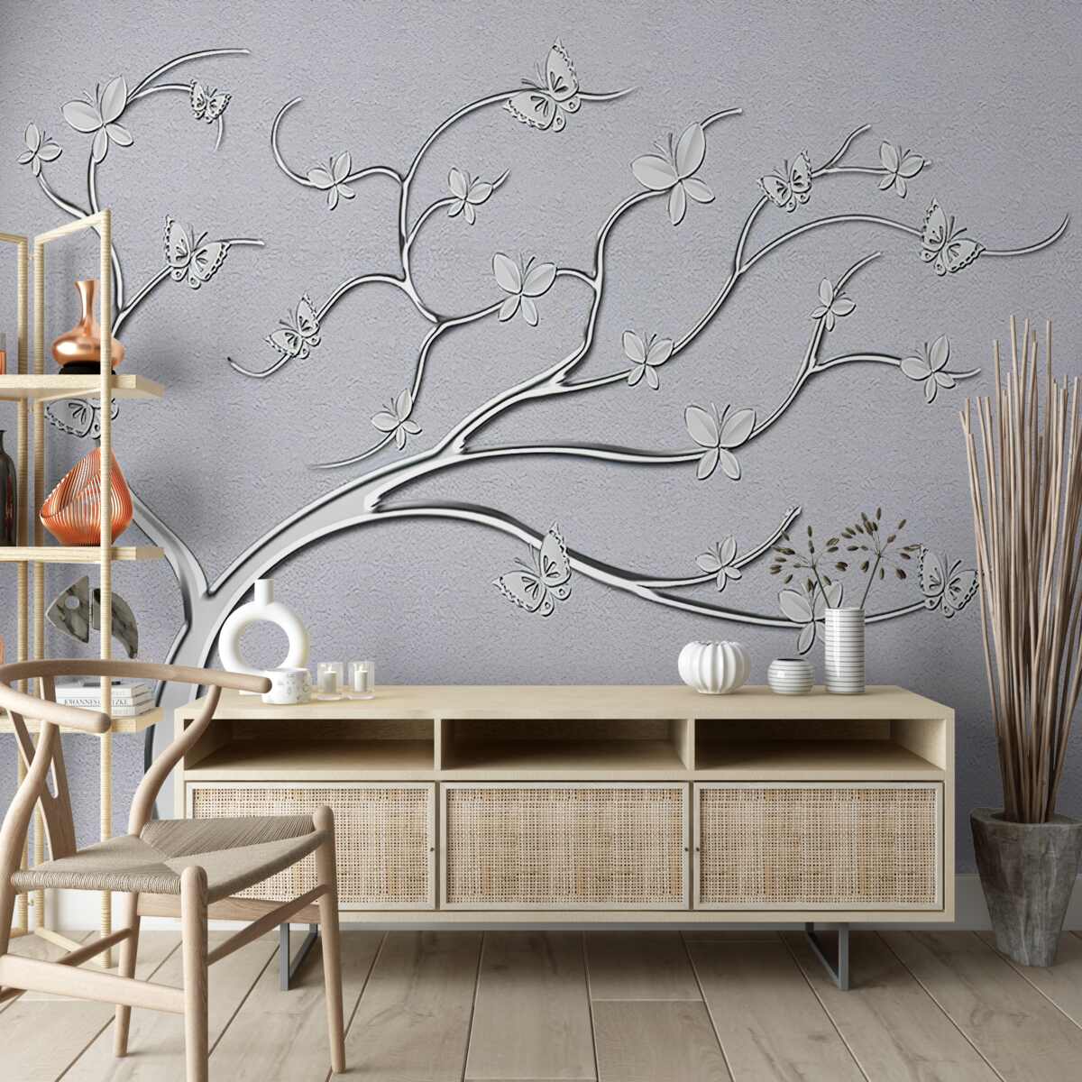 Фотошпалери вигнуте дерево