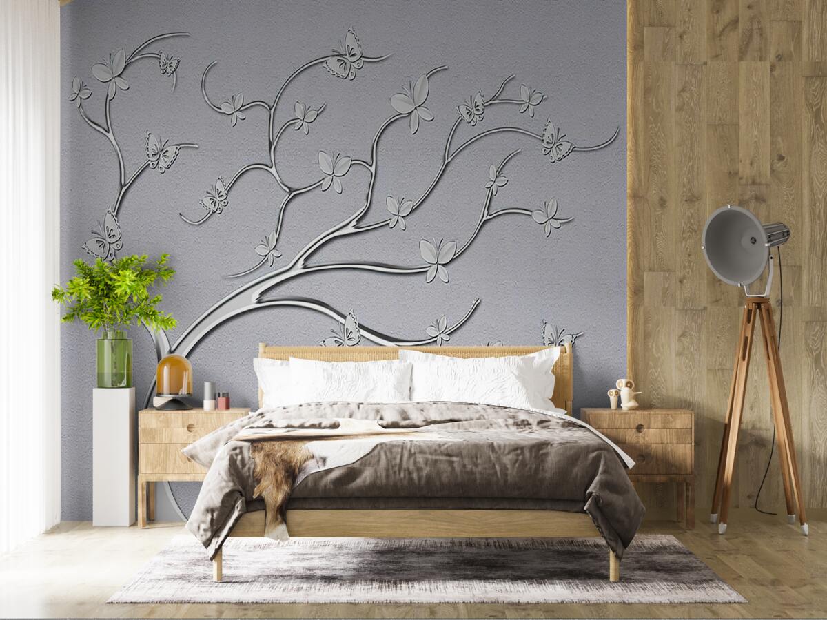 Фотошпалери вигнуте дерево