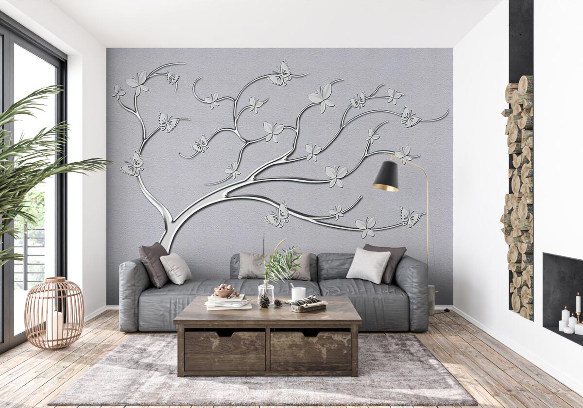 Фотошпалери вигнуте дерево