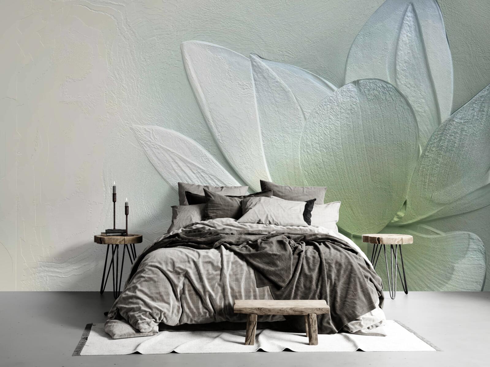 Фотошпалери велична і приголомшлива білосніжна квітка