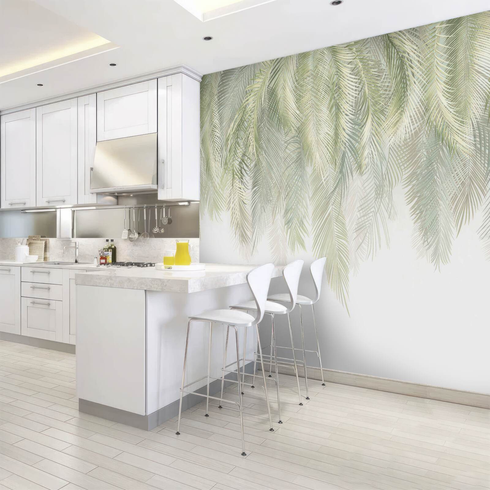 Фотошпалери ніжне пір'я звисає