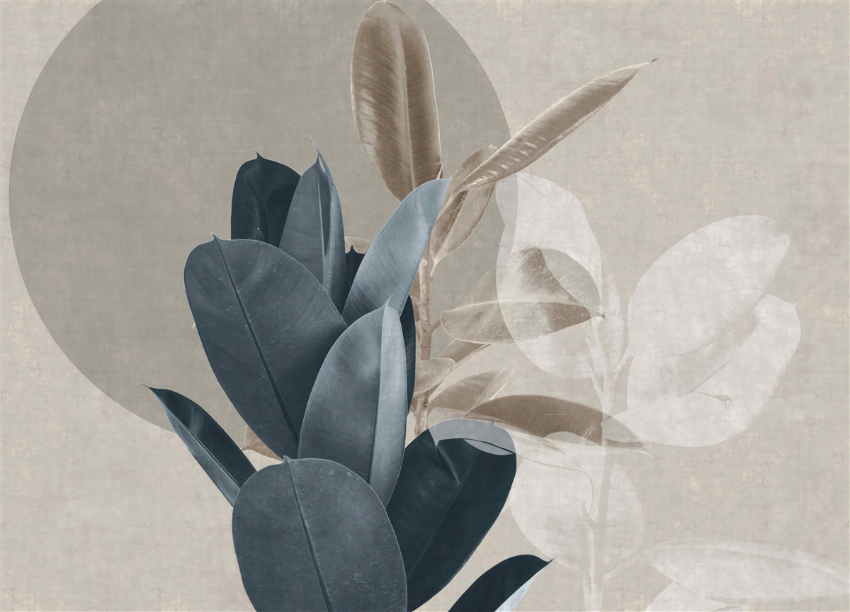 Фотошпалери кімнатна рослина біля стіни