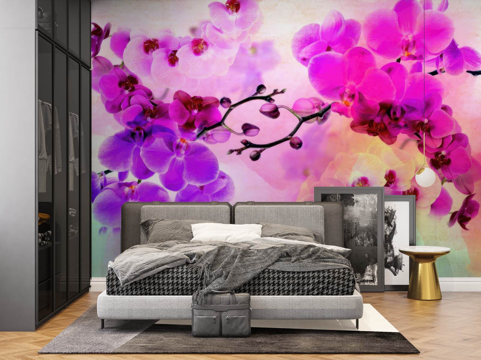 Фотошпалери орхідеї всіх відтінків веселки