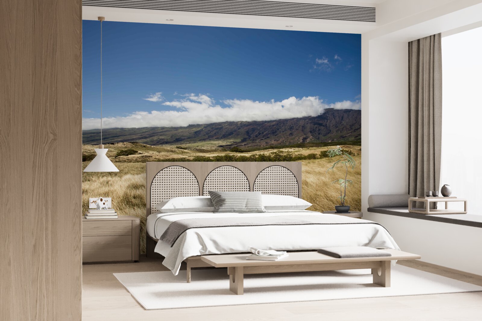 Фотошпалери савана з пишною травою