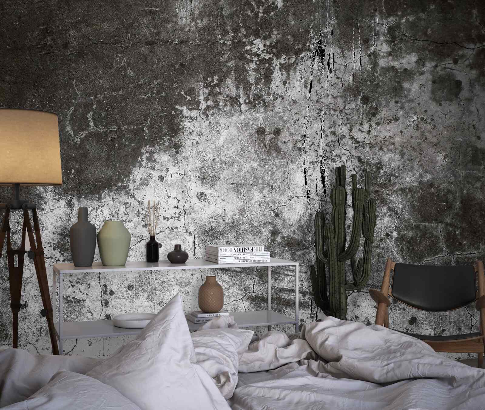 Фотошпалери стара сіра стіна