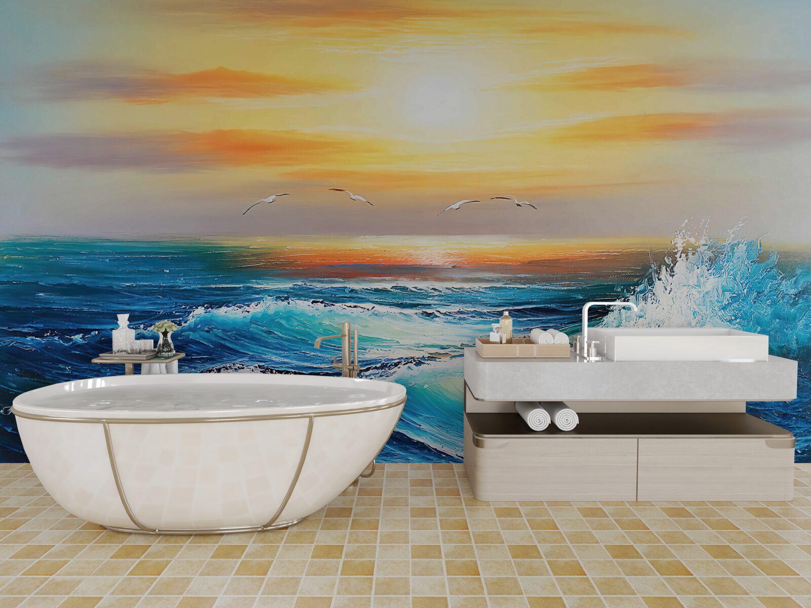 Фотошпалери припливи