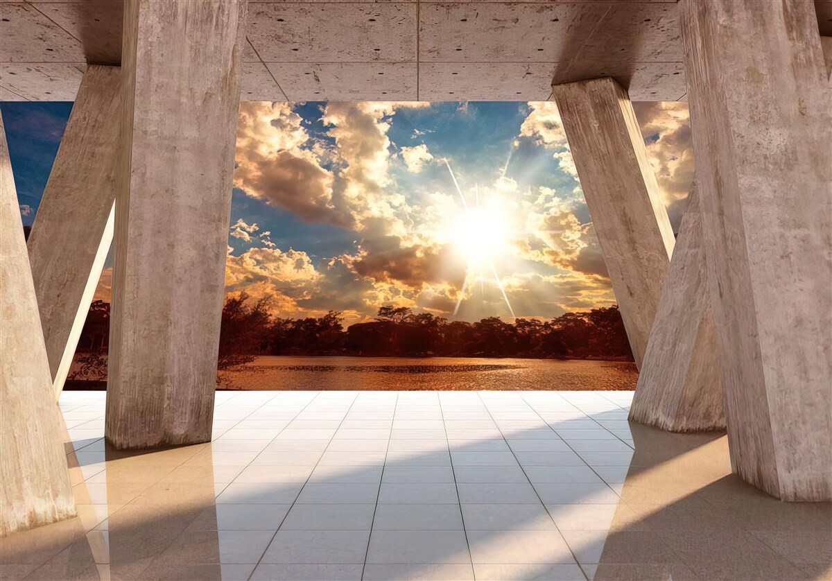 Фотошпалери великі будівельні компоненти