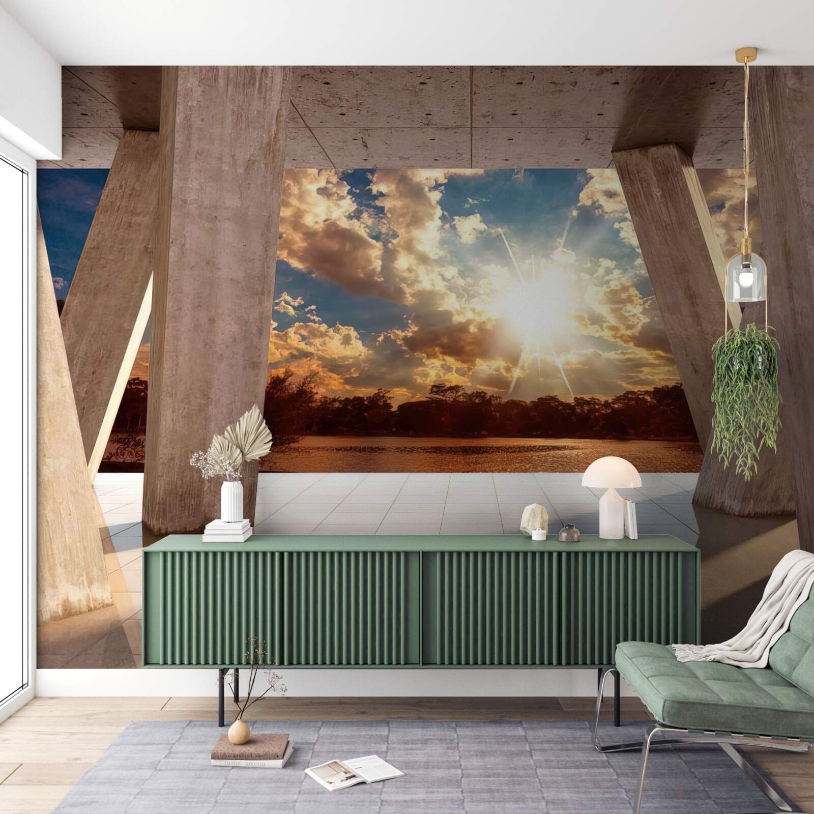 Фотошпалери великі будівельні компоненти