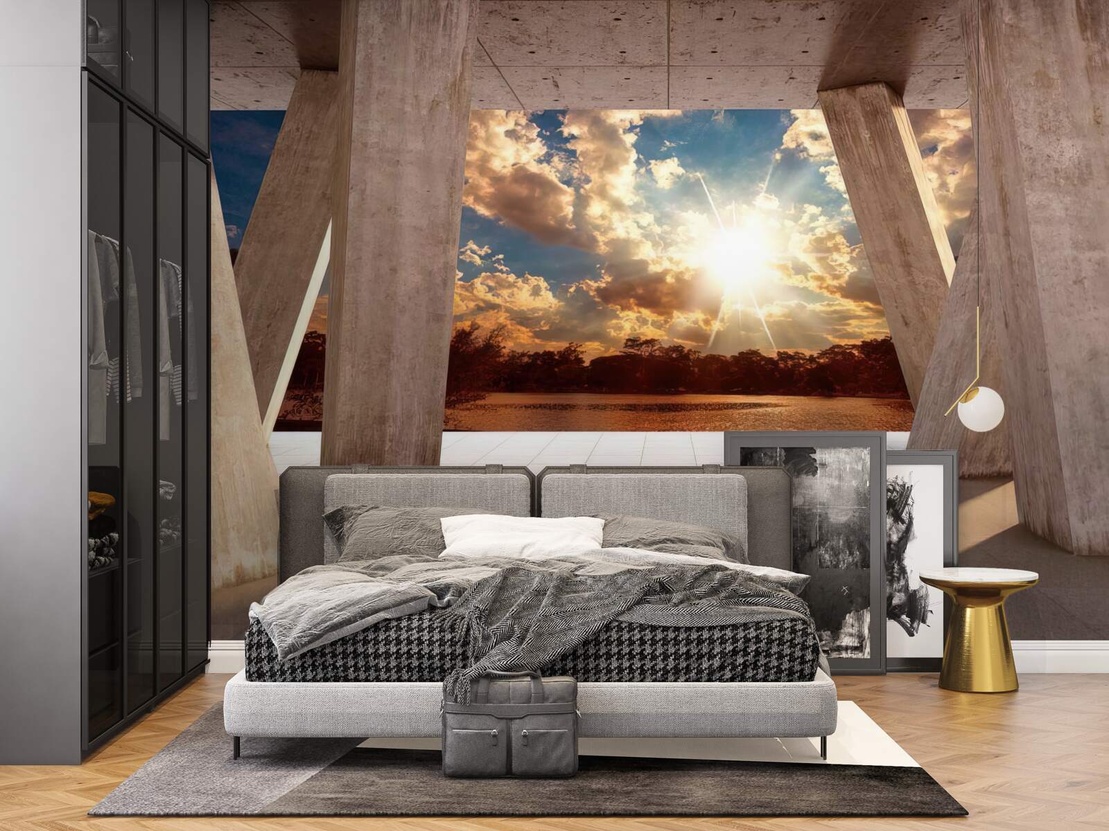 Фотошпалери великі будівельні компоненти