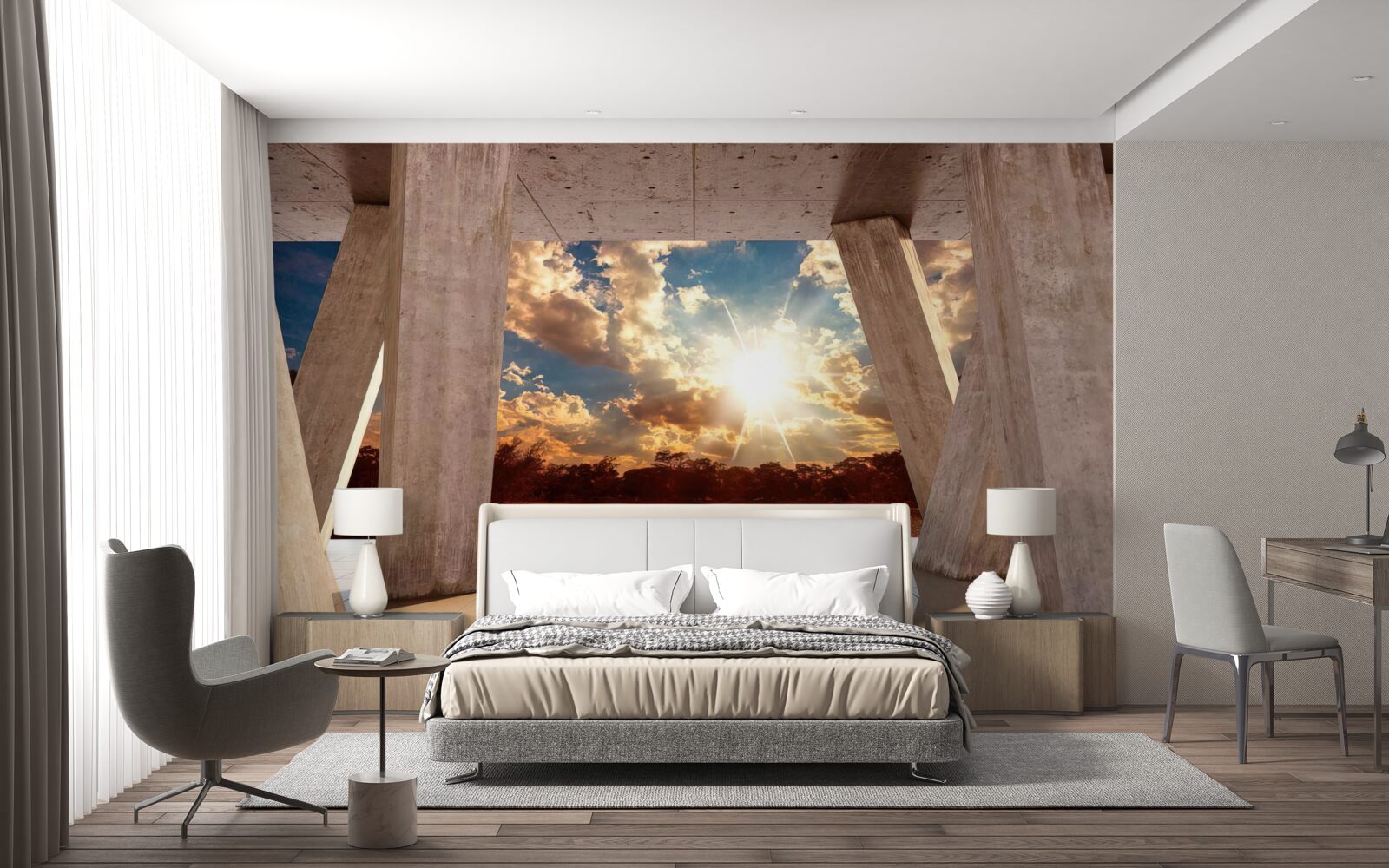 Фотошпалери великі будівельні компоненти