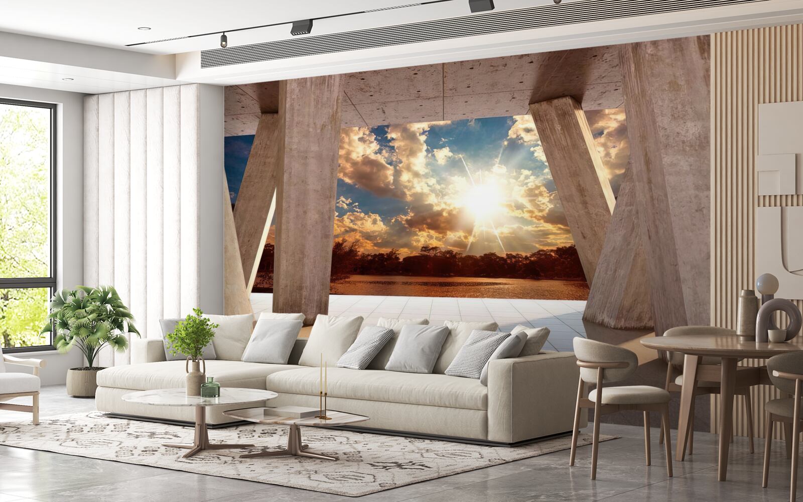 Фотошпалери великі будівельні компоненти