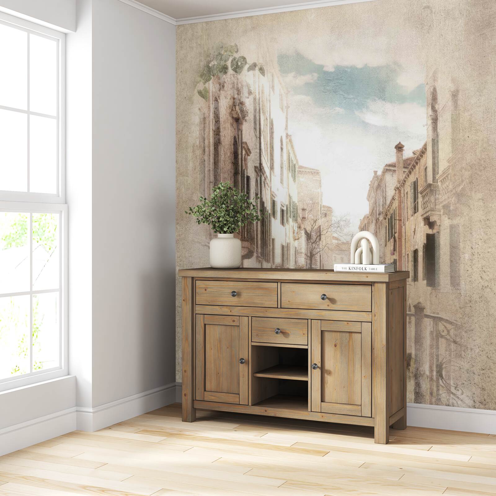 Фотошпалери панорама з балкона