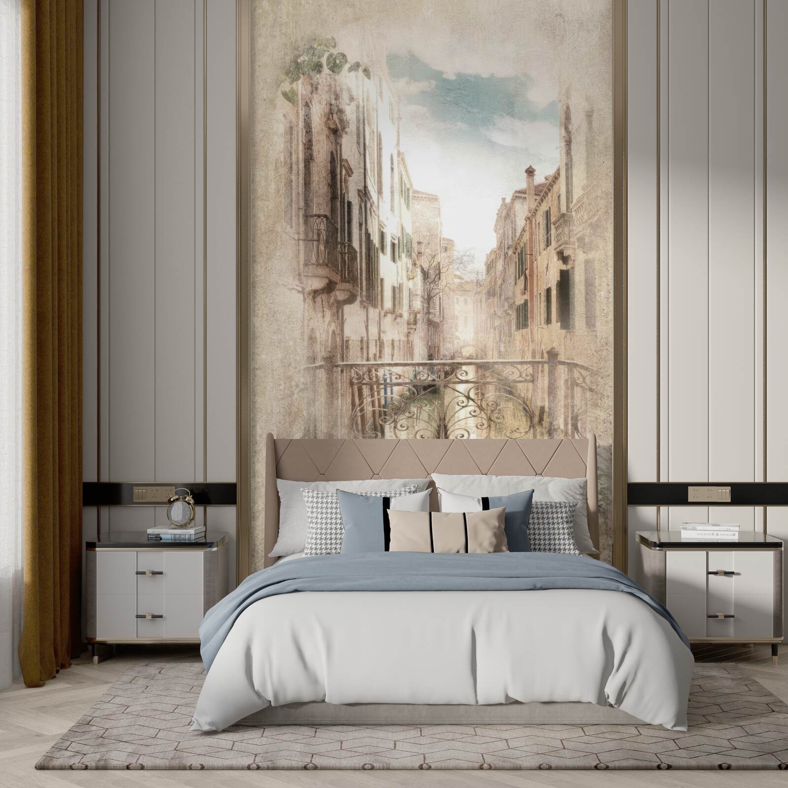 Фотошпалери панорама з балкона