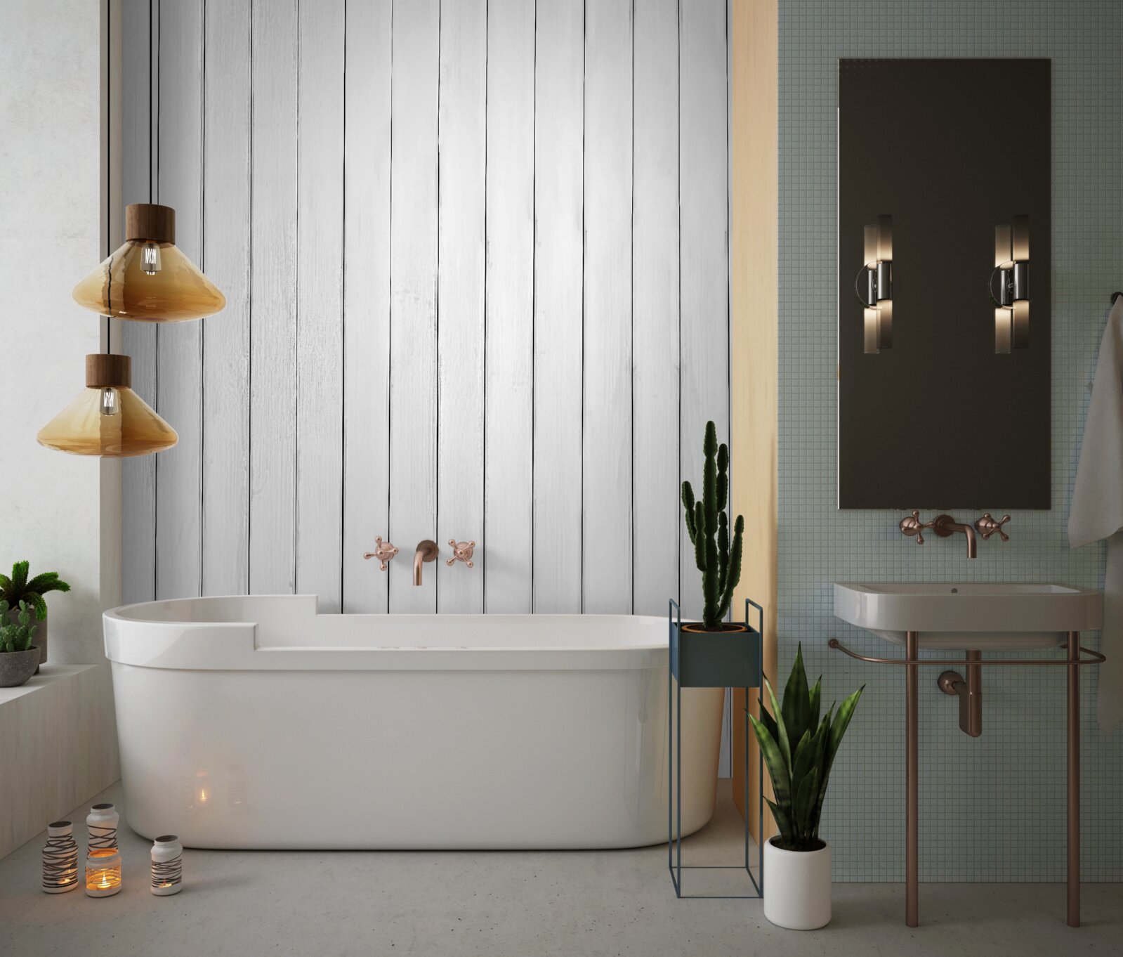 Фотошпалери біла дерев'яна огорожа