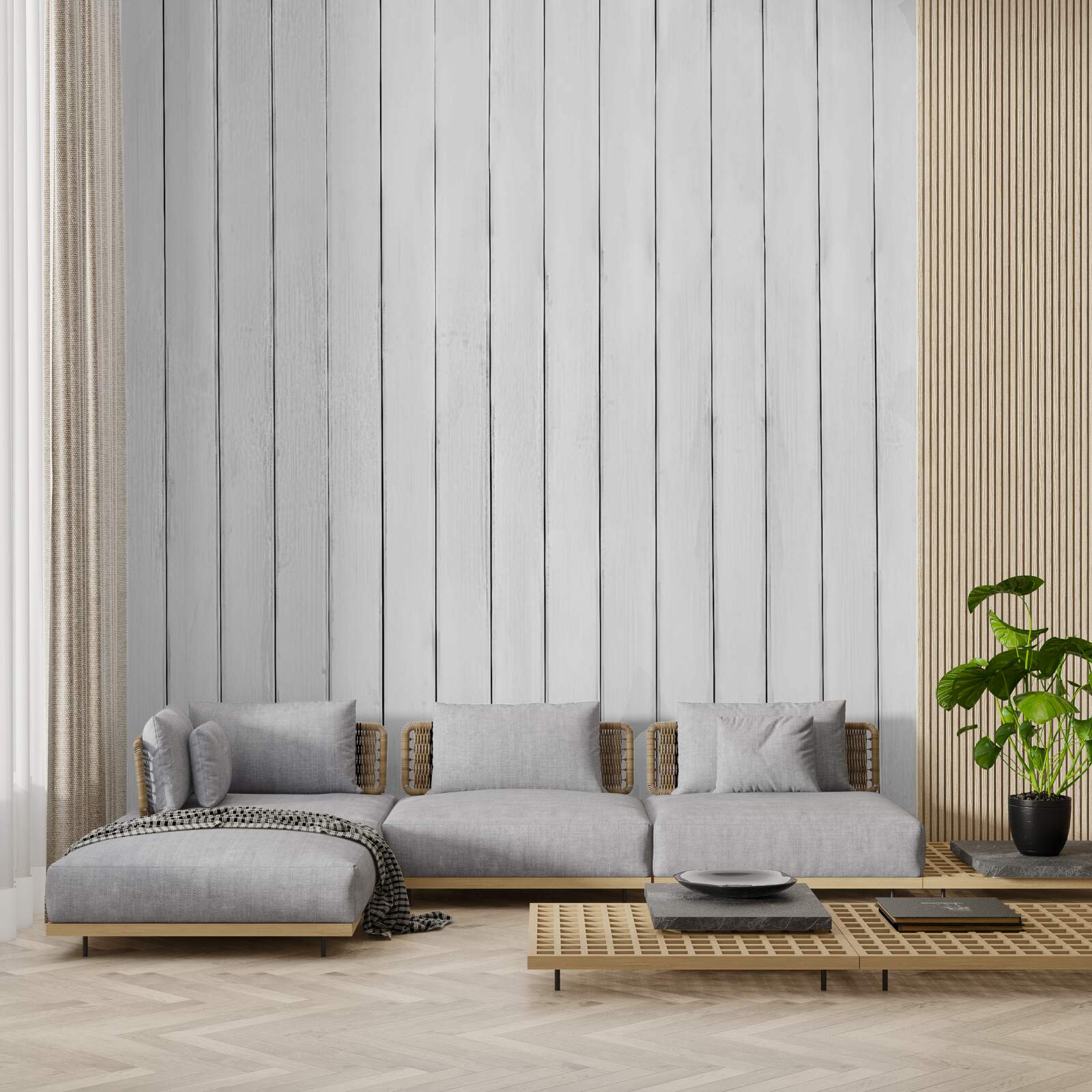 Фотошпалери біла дерев'яна огорожа