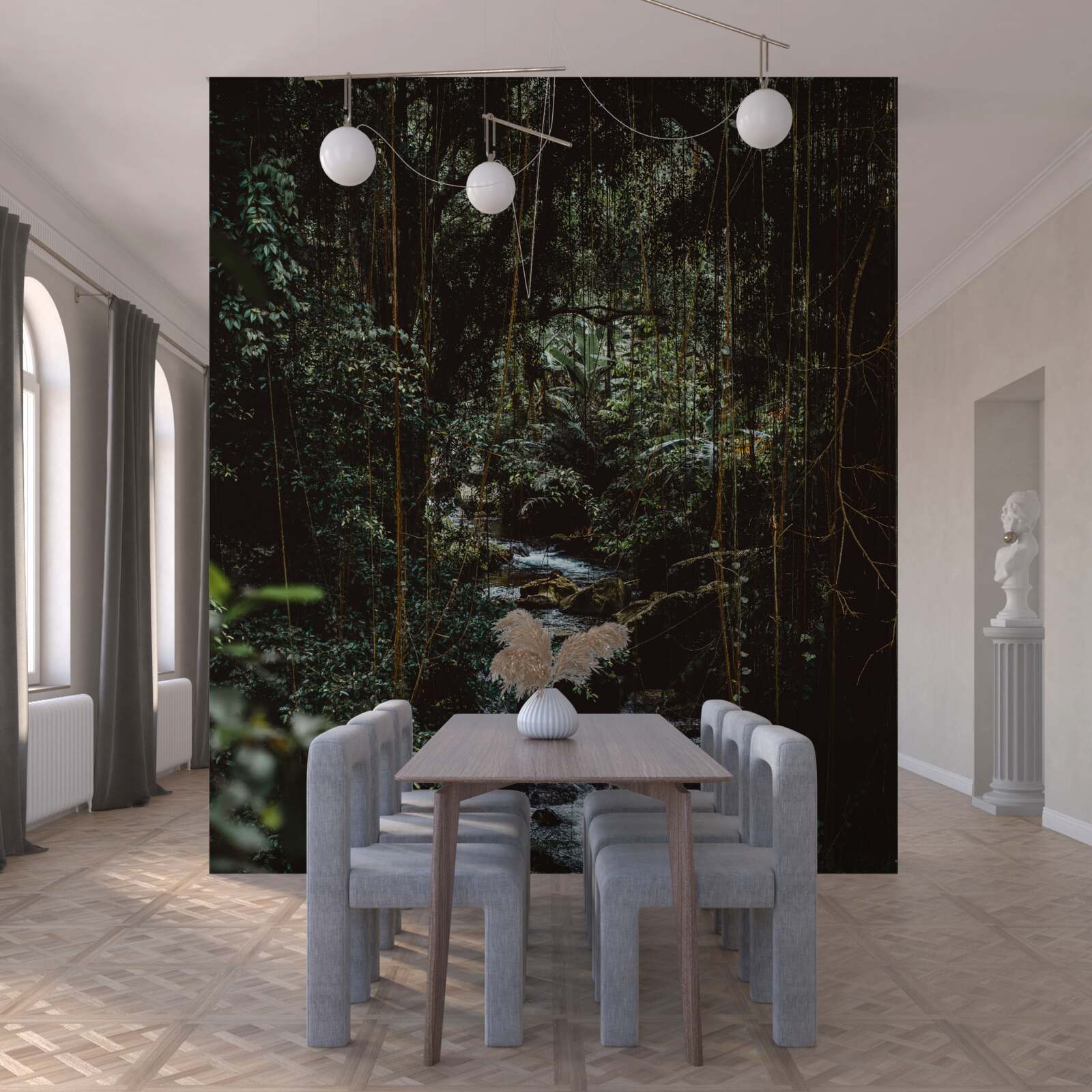 Фотошпалери лісова річка