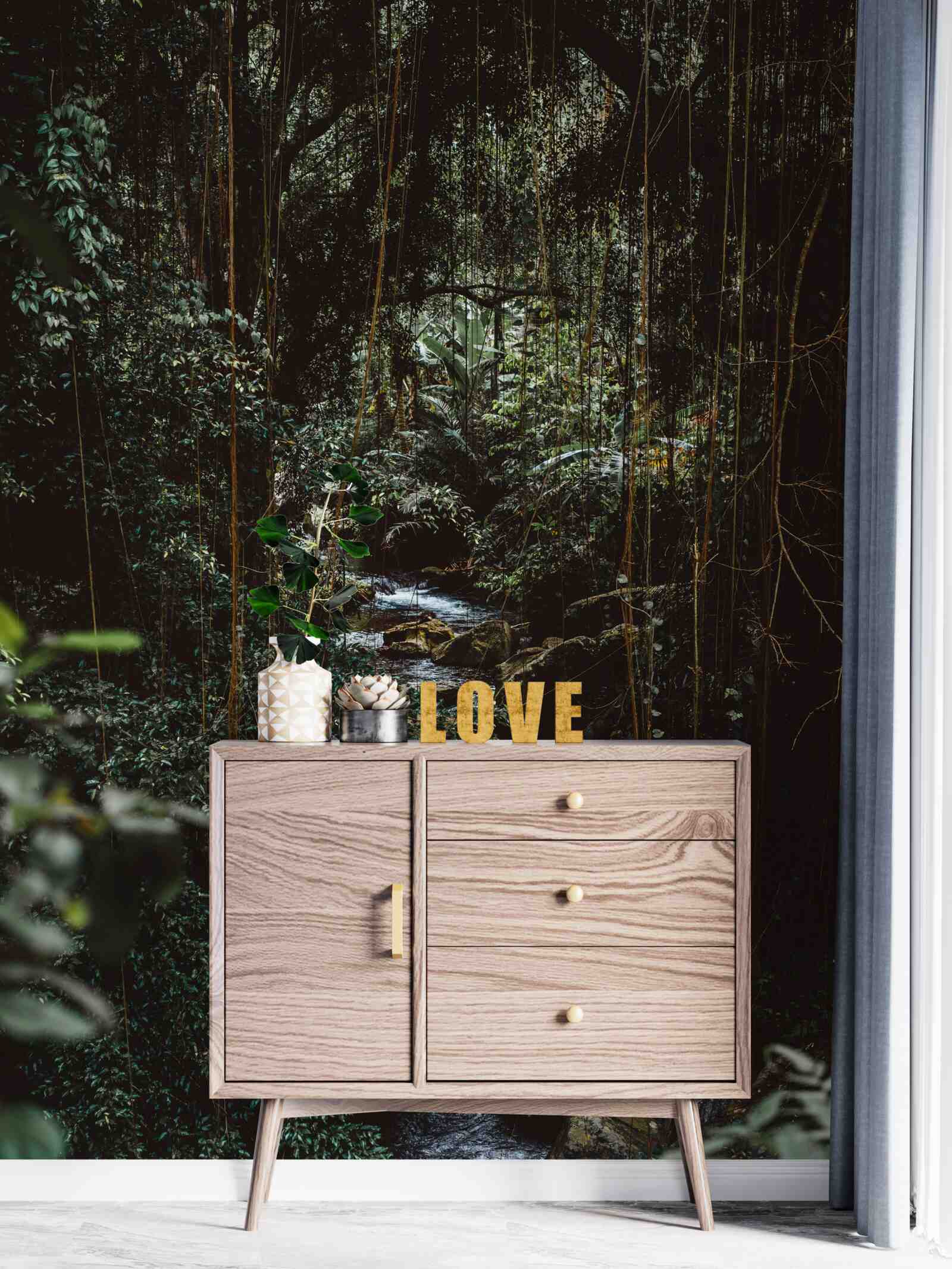 Фотошпалери лісова річка